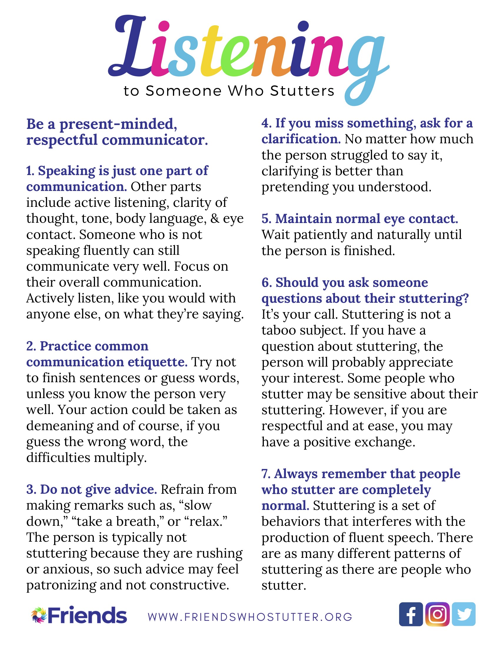 Listening Tips