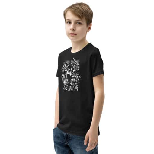 Kids Friends Short Sleeve T-Shirt (Linnea’s Design) - Image 4