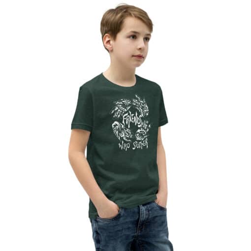 Kids Friends Short Sleeve T-Shirt (Linnea’s Design) - Image 14